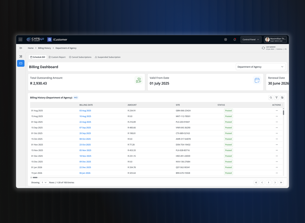 Intelligent Billing Management